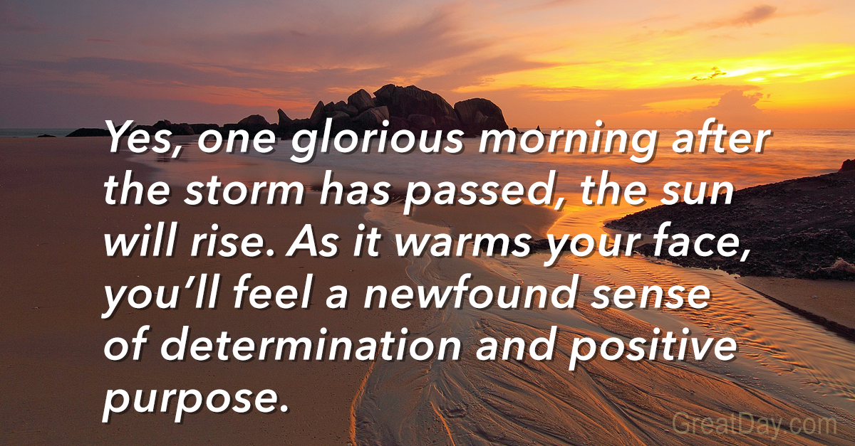 The Daily Motivator - One glorious morning