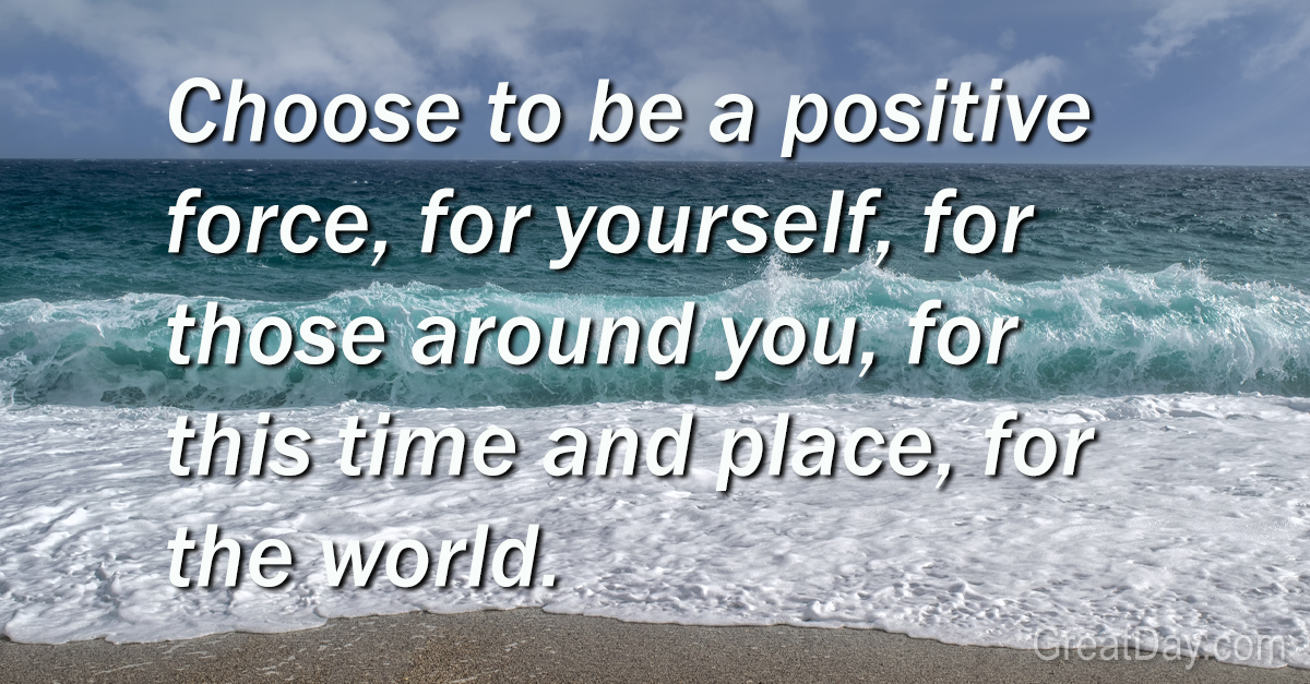 The Daily Motivator - Positive force