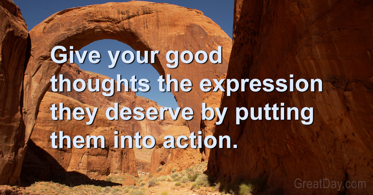 The Daily Motivator - Thinking about