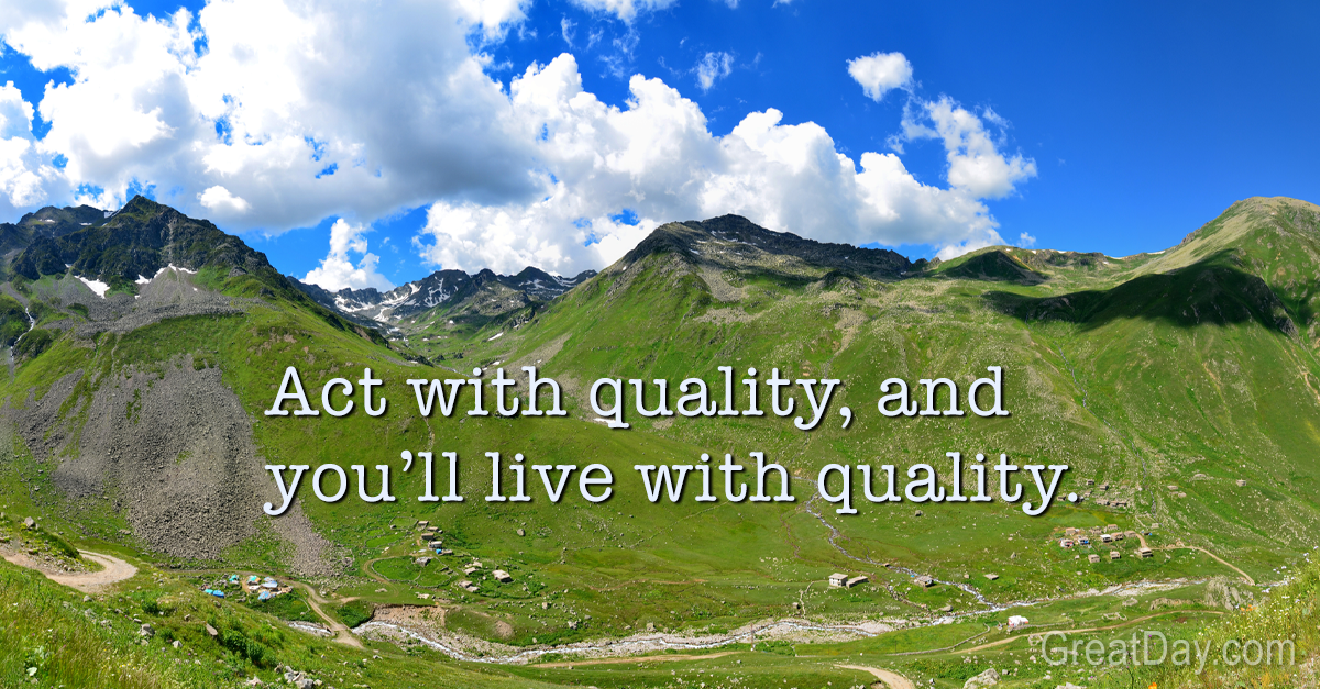 The Daily Motivator - Live with quality