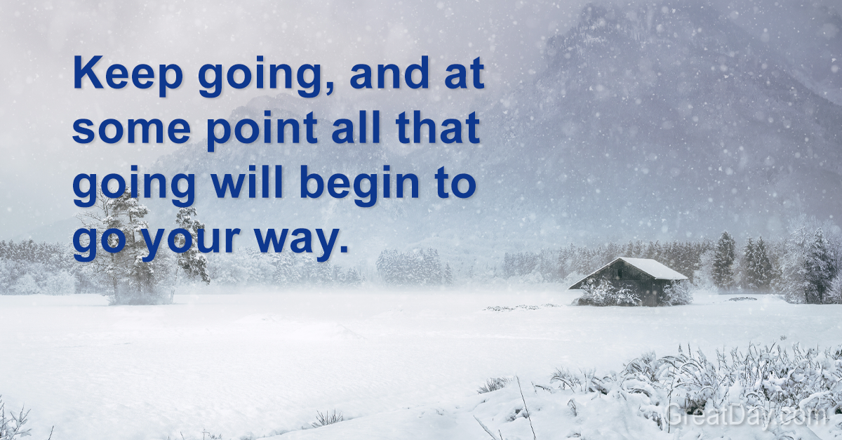 Stay Getting Here The Daily Motivator - You’ll get there
