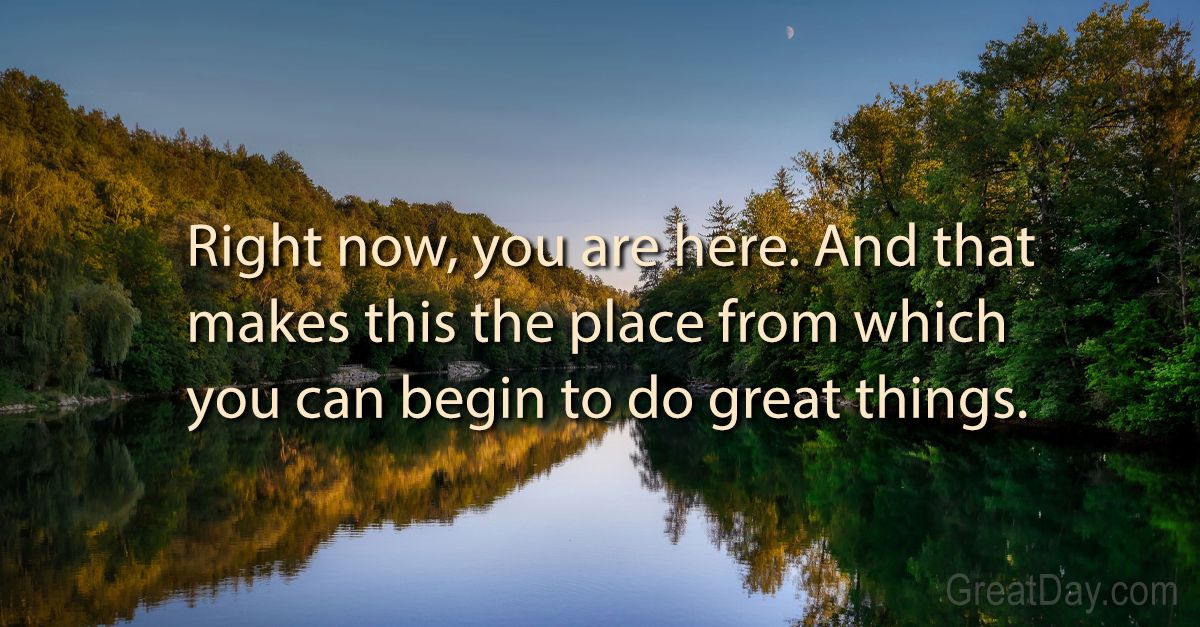 The Daily Motivator - This particular place